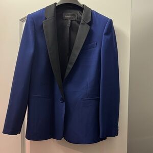 BCBGMaxAzria Royal Blue Blazer with Black Trim. Never worn!
